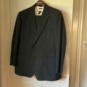 Charcoal Brooks Brothers suit with shirt